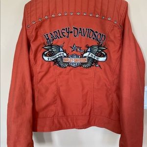 Harley Davidson Women’s Large Heavy Denim Jacket.